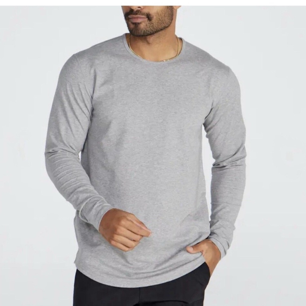 Drop-Cut Long Sleeve - Grey - Medium